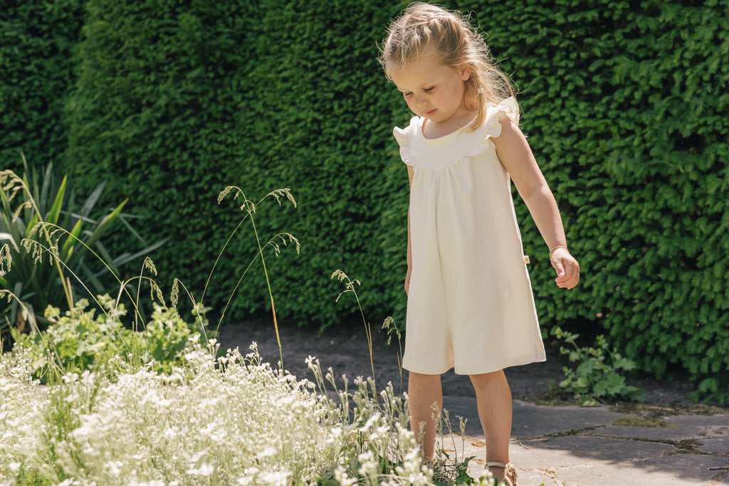 UAUA Canada - Romper with Angel Wings - Crema - ella+elliot