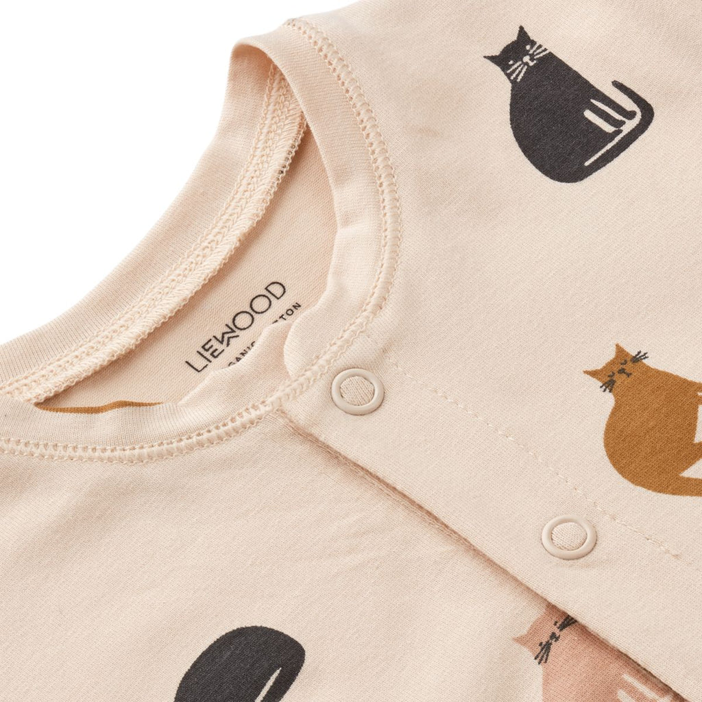 Liewood Canada - Boye Jumpsuit Miauw Apple Blossom - ella+elliot