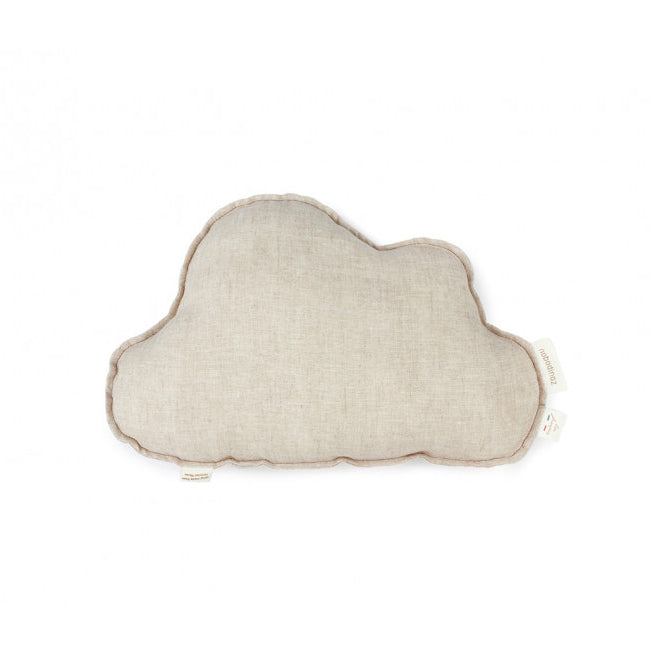 Nobodinoz Canada - Cloud Cushion - Greige French Linen - ella+elliot