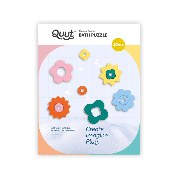 Quut Canada - Quutopia Bath Puzzle Flower Power - ella+elliot