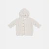 7a.m. Enfant Canada - Hooded Cardigan Fuzzy - Ecru - ella+elliot