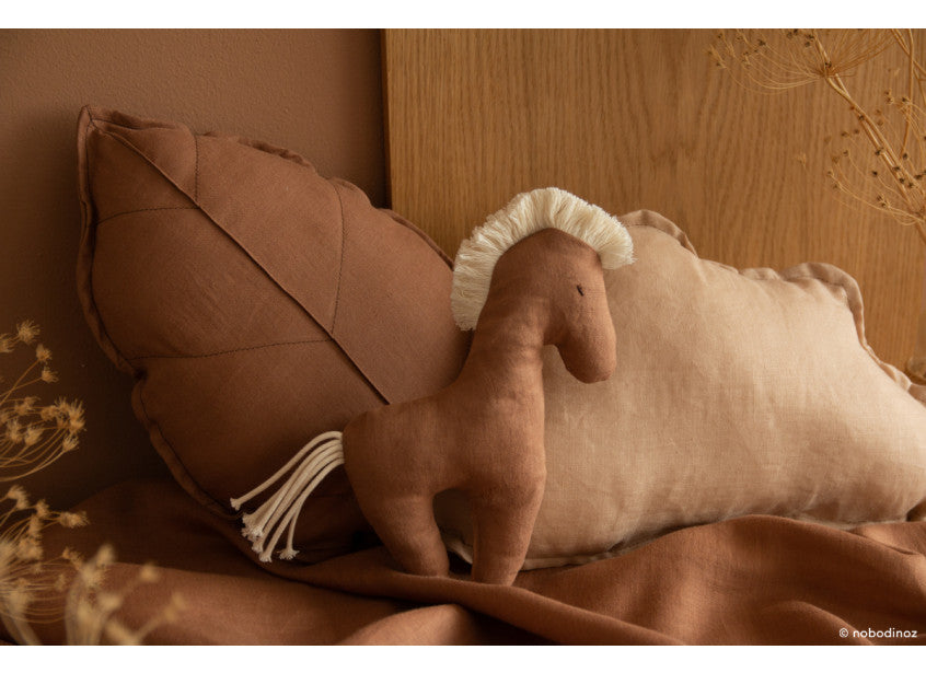 Nobodinoz Canada - Horse Rattle French Linen - ella+elliot