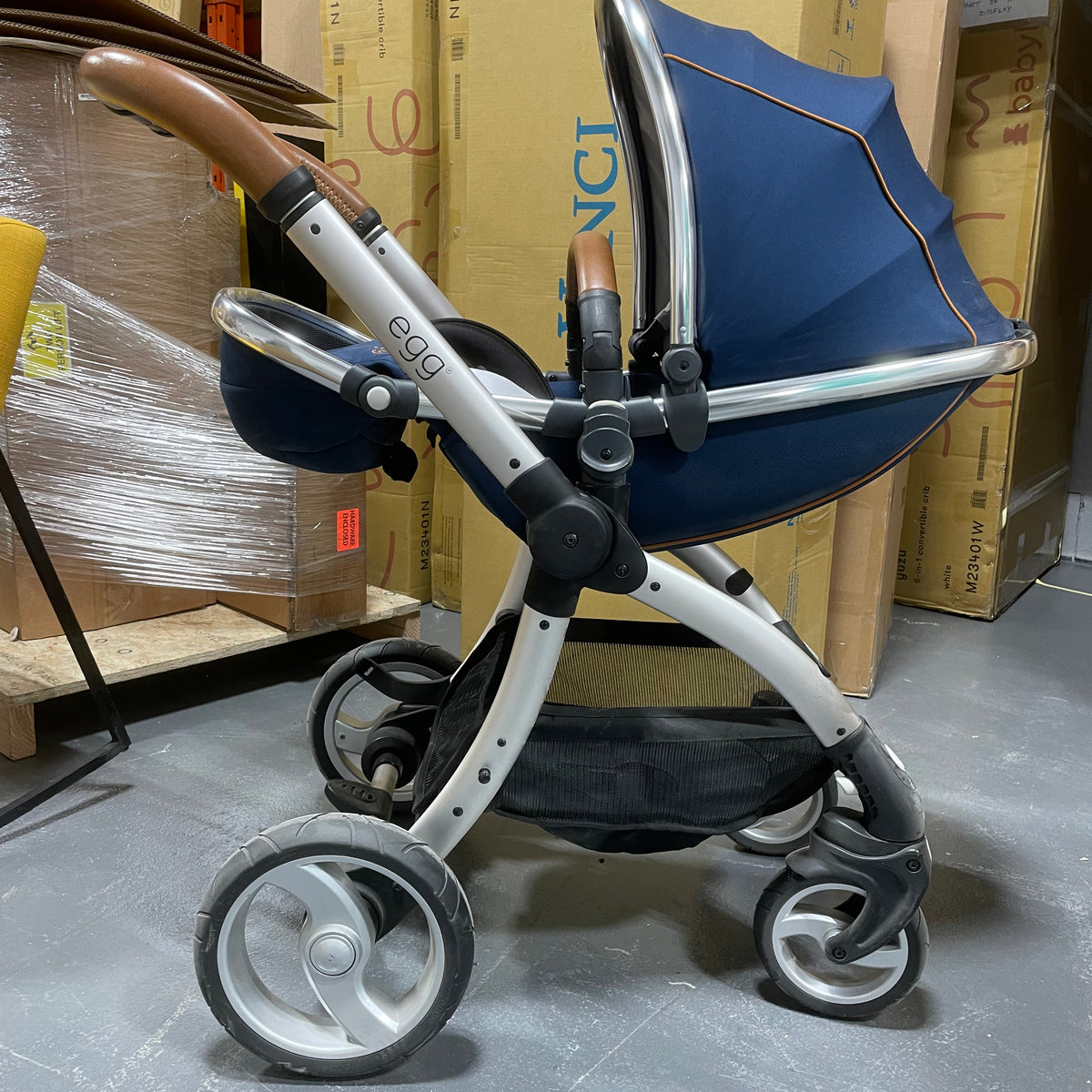 Egg blue pram shop