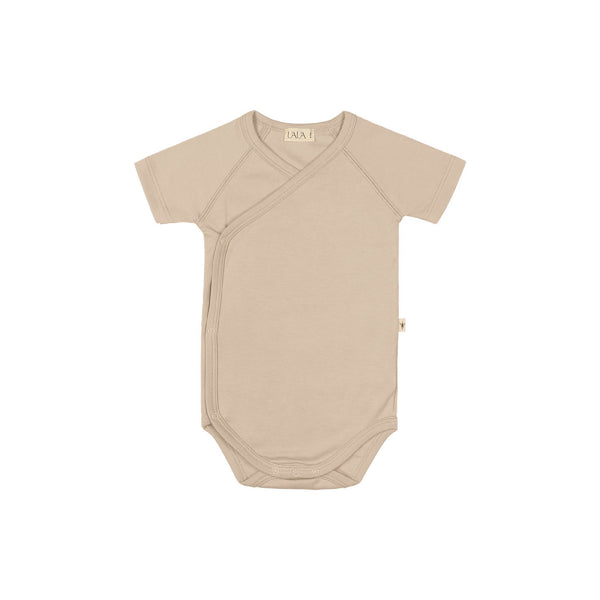 UAUA Canada - Kimono Onesie Short Sleeves Latte - ella+elliot