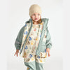 7a.m. Enfant Canada - Rain Suspender Pants - Rainy Houses Teal - ella+elliot