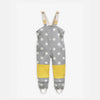 7a.m. Enfant Canada - Rain Suspender Pants - Rainy Stars Yellow - ella+elliot