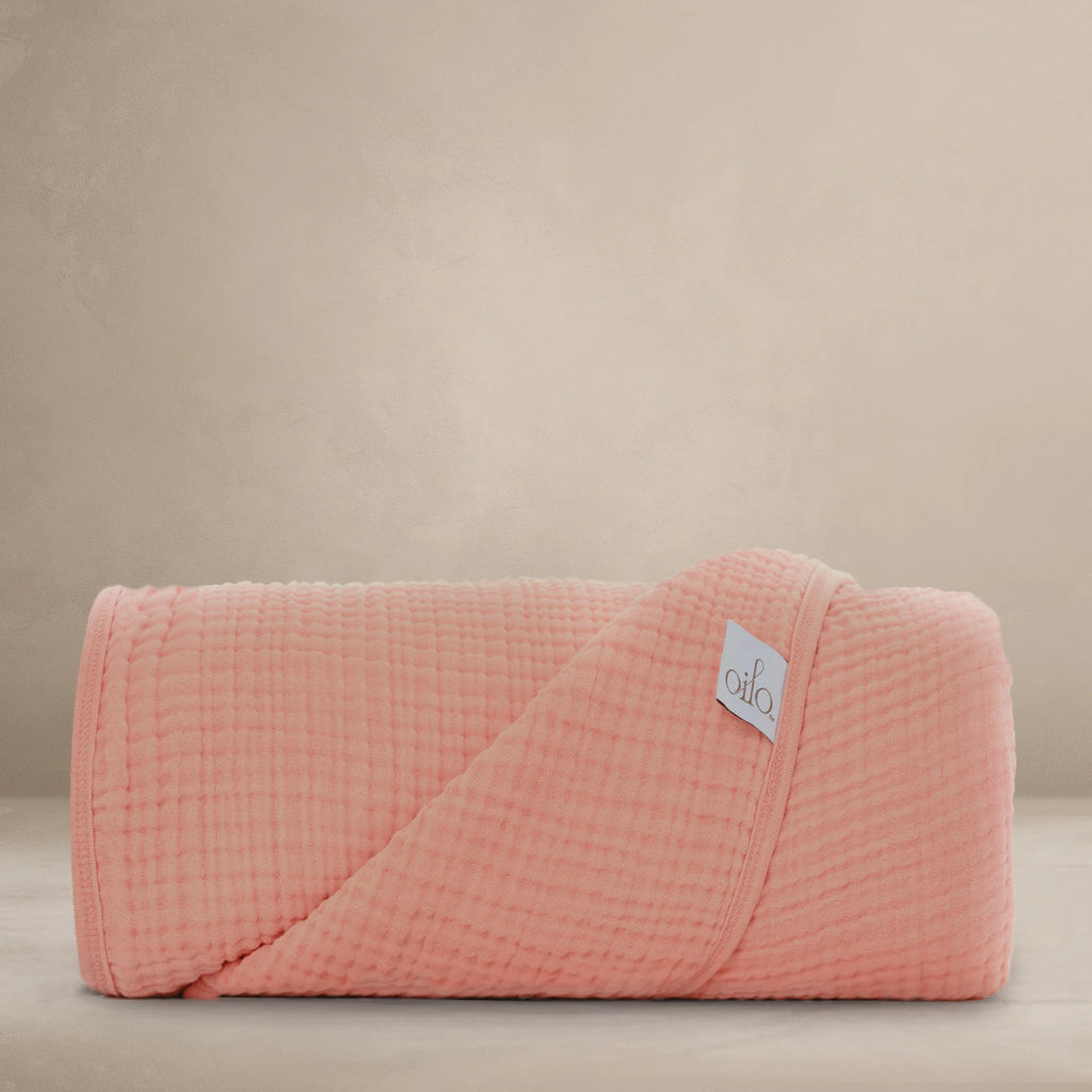 Oilo Canada - Rosette Organic Throw Blanket - ella+elliot