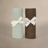 Oilo Canada - Swaddles 2 pack Bark-Sea Moss - ella+elliot