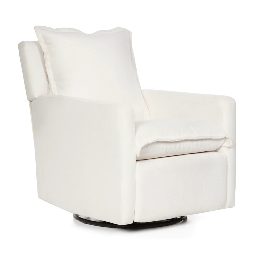 Oilo Canada - Flynn Recliner HP Ivory with Metal Base - Motorised (Quick Ship) - ella+elliot