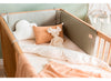 Nobodinoz Canada - Nest Cot Bumper Honeycomb Laurel Green - ella+elliot