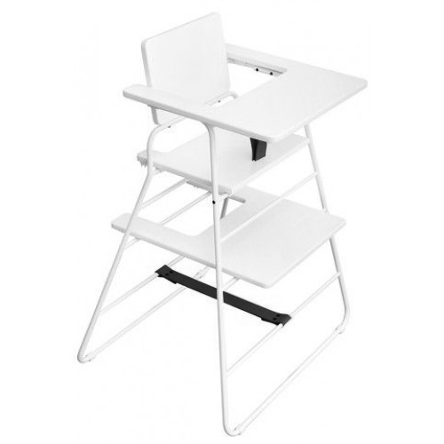 Budtzbendix Canada - *FLOOR MODEL* BudtzBendix TOWER Chair - White with Black Leather - ella+elliot