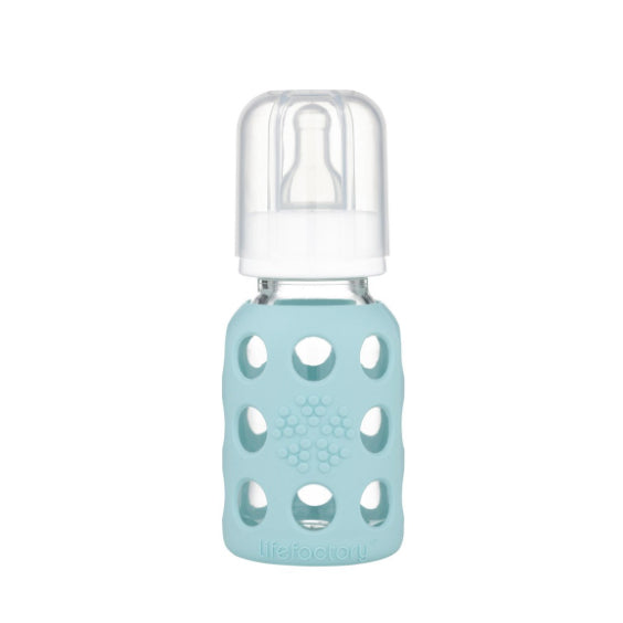 Lifefactory Canada - LF Glass Bottle 4oz - Mint - ella+elliot