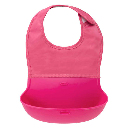 OXO tot Canada - OXO Roll-Up Bib - Pink - ella+elliot