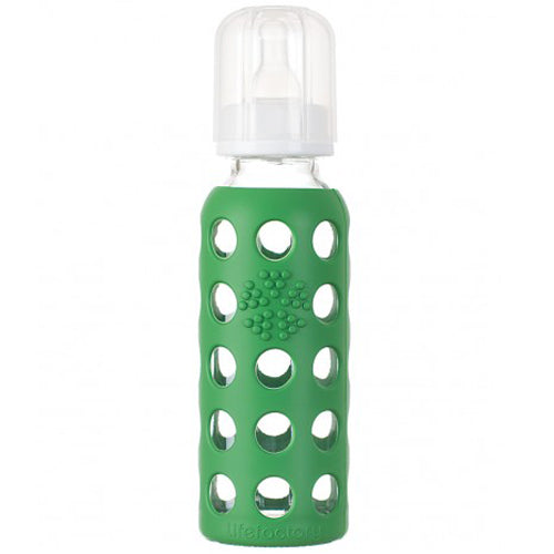 Lifefactory Canada - LF Glass Bottle 9oz - Grass Green - ella+elliot