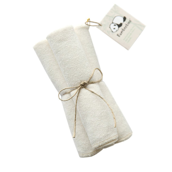 Bamboobino Canada - Set of 3 Large Washcloths - ella+elliot