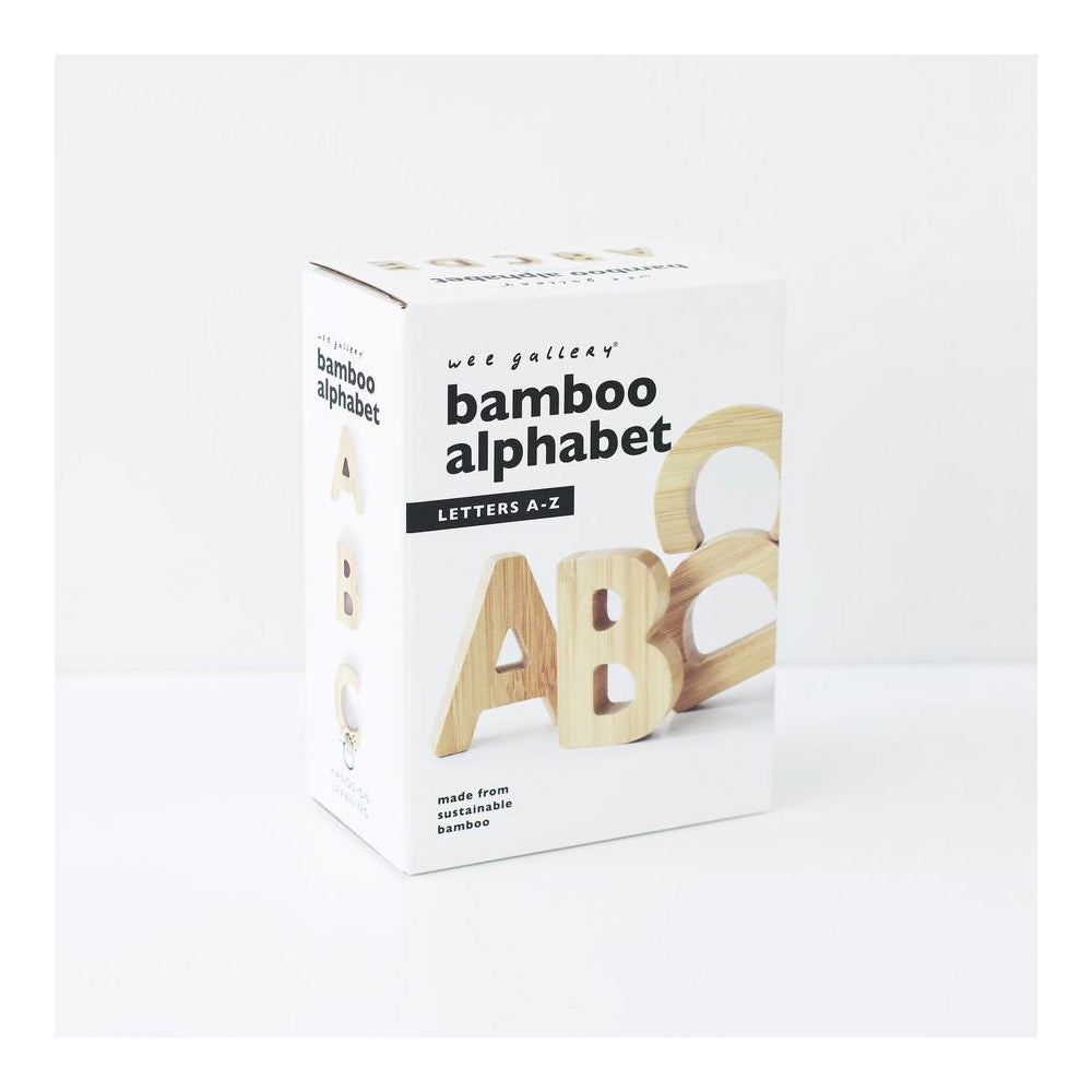 Wee Gallery Canada - Bamboo Alphabet - ella+elliot