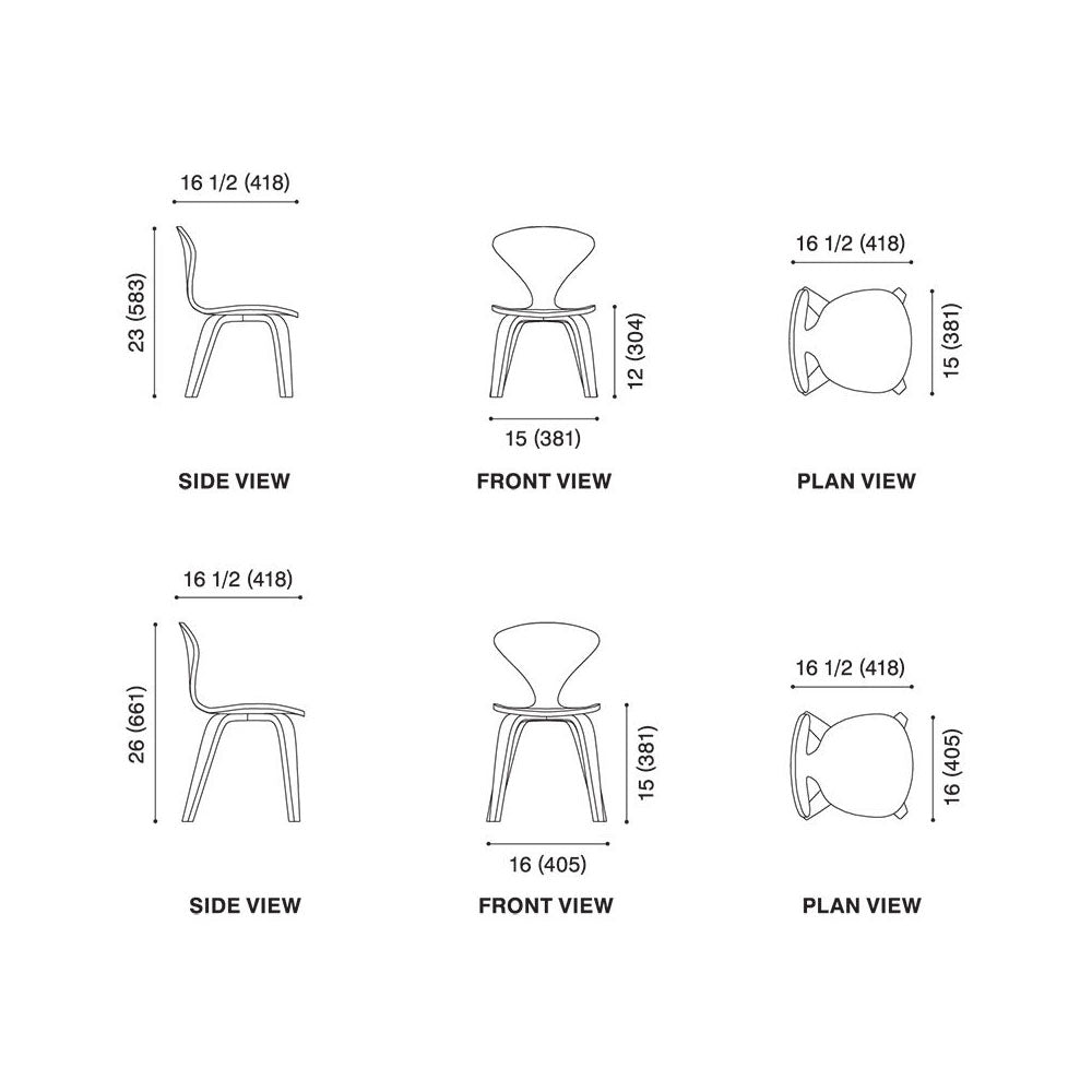 Cherner Canada - Walnut Child's Table and Chairs Bundle - ella+elliot