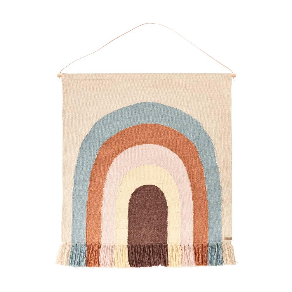 OYOY Canada - Danish Wall Rug - Follow the Rainbow Multi - ella+elliot