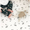 Charlie Crane Canada - Rose in April Fawn Crib Sheet for Kumi Cradle - ella+elliot