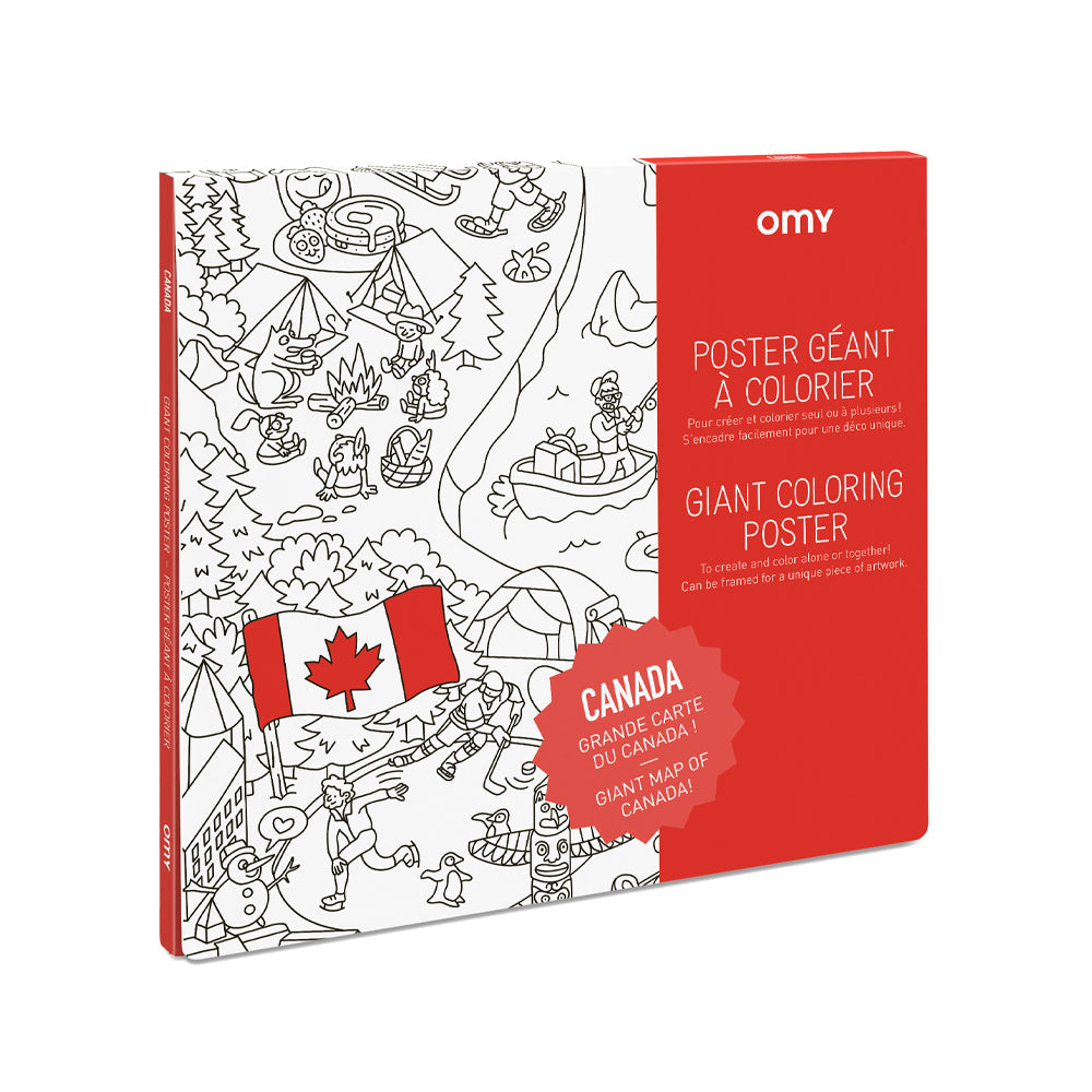 OMY Canada - OMY Colouring Poster - Canada - ella+elliot