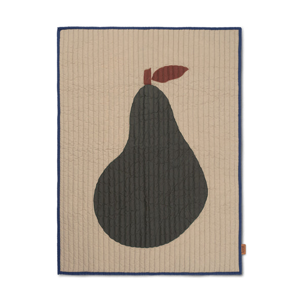 Ferm Living Canada - Pear Quilted Blanket - ella+elliot