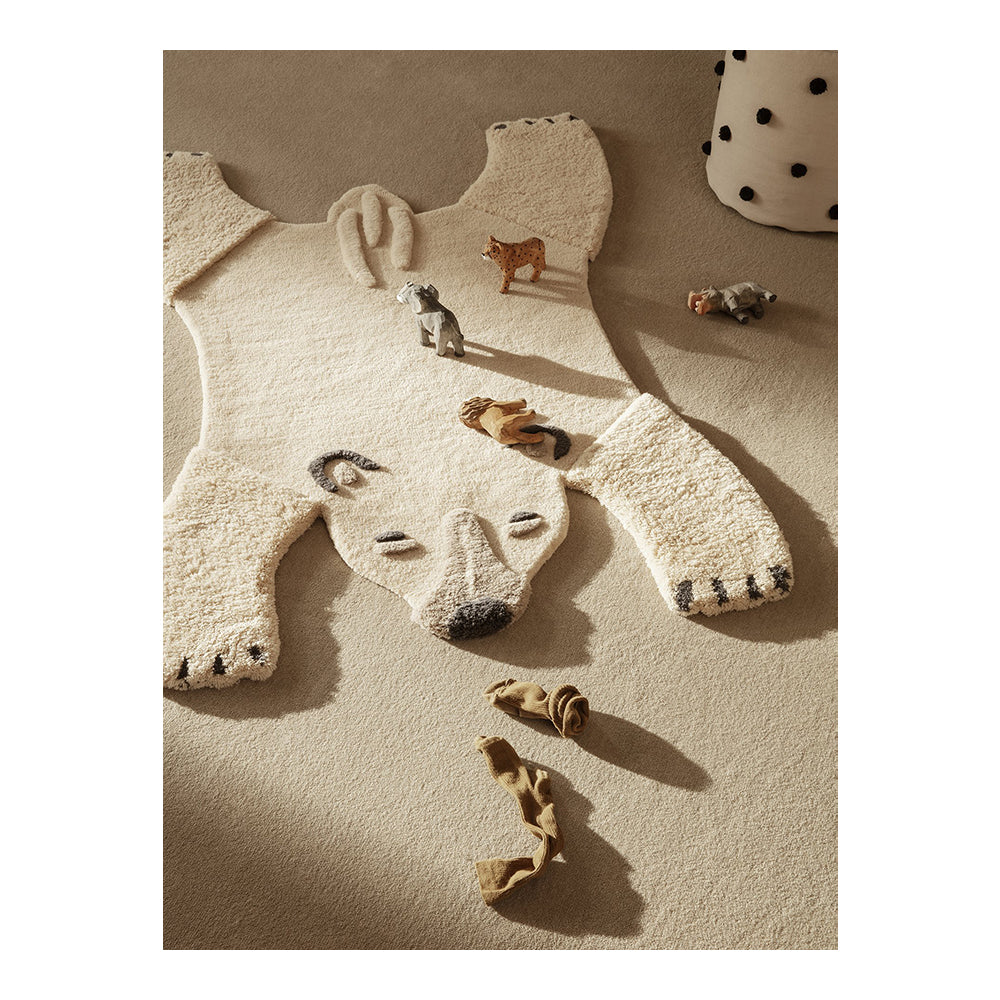 Ferm Living Canada - Polar Bear Tufted Rug - ella+elliot