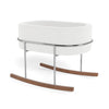 Monte Design Canada - Rockwell Bassinet with Chrome and Walnut Base - ella+elliot