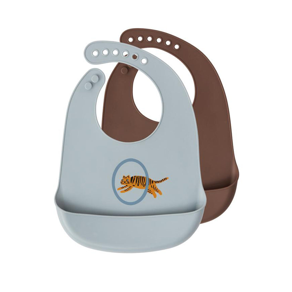 OYOY Canada - Danish 2pk Tiger Bib - ella+elliot