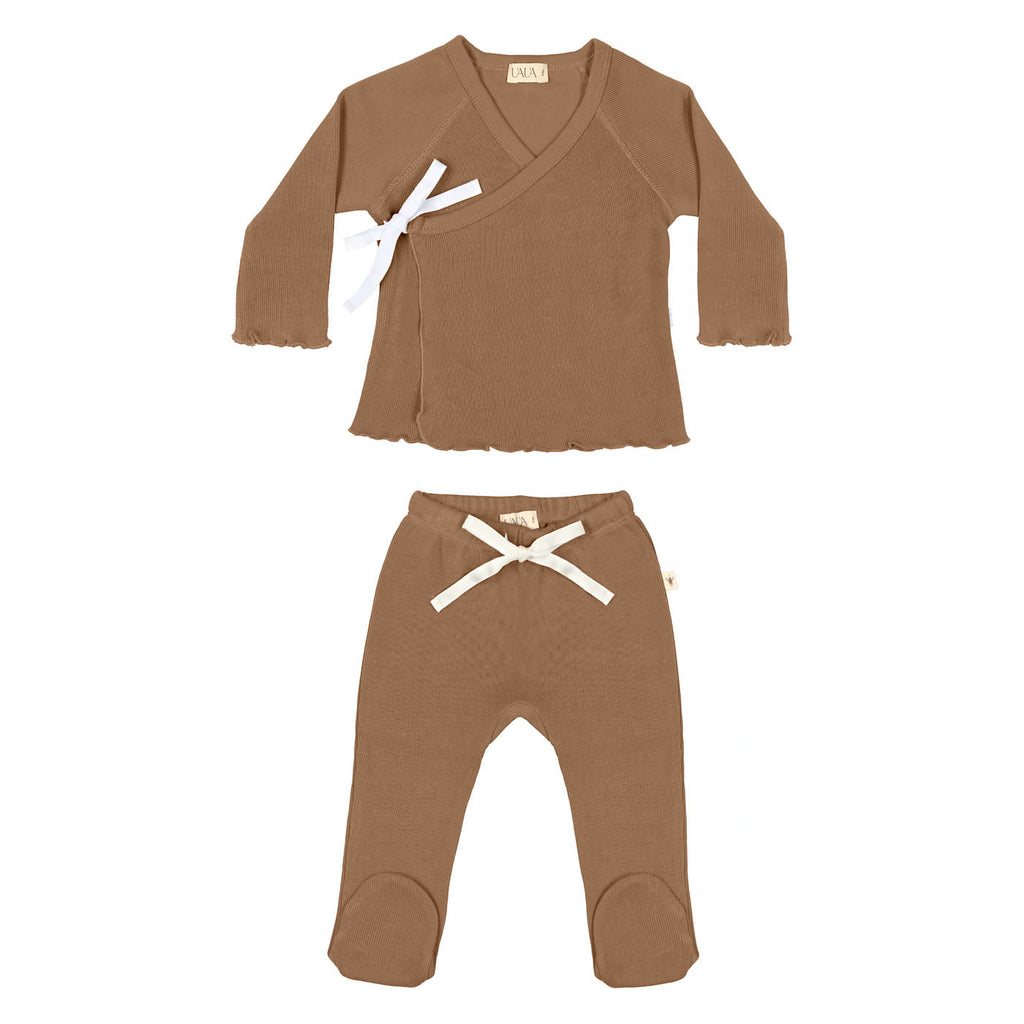 UAUA Canada - Kimono Set – Chocolate - ella+elliot