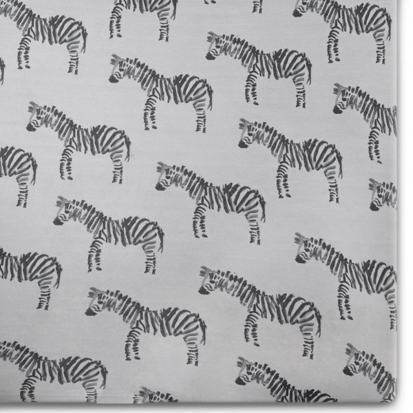 Oilo Canada - Zebra Crib Sheet - ella+elliot