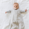 Little Unicorn Canada - Cotton Muslin Sleep Bag - Grey Stripe - ella+elliot