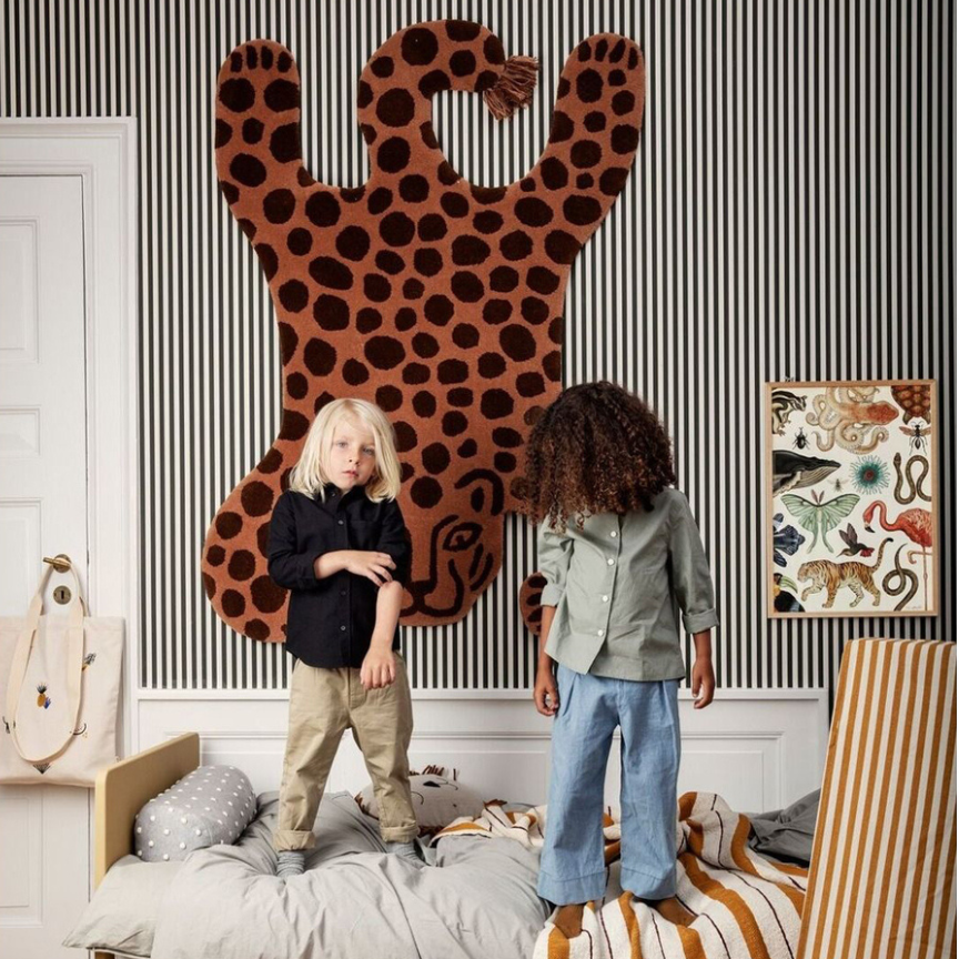 Ferm Living Canada - Safari Leopard Rug - ella+elliot