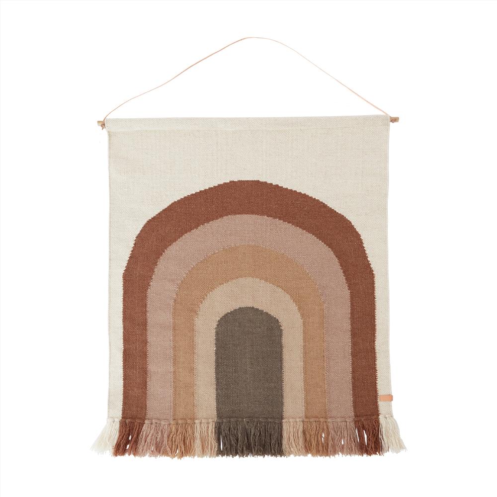 OYOY Canada - Danish Wall Rug - Follow the Rainbow Choko - ella+elliot