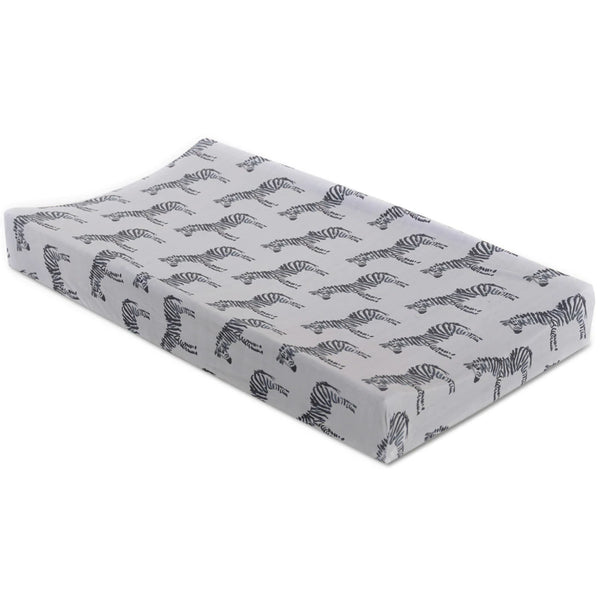 Oilo Canada - Zebra Change Pad Cover - ella+elliot