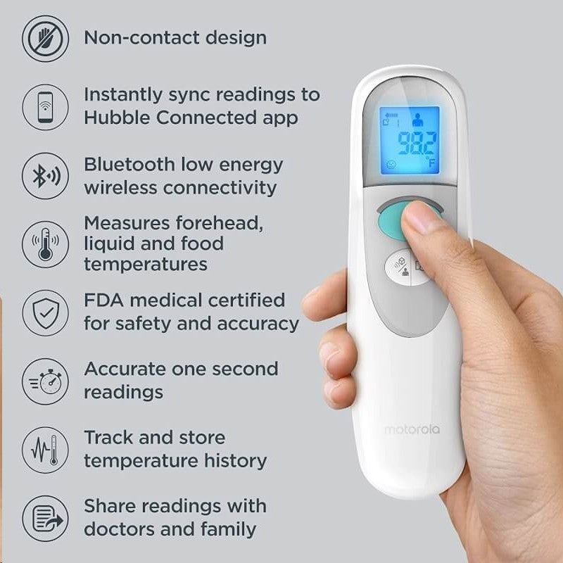 Motorola Canada - 3-in-1 Smart Non-Contact Baby Thermometer - ella+elliot