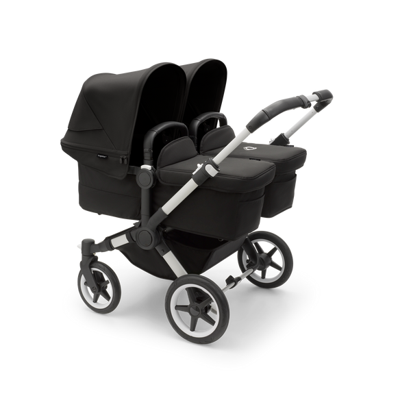 Bugaboo Canada - Donkey 5 Twin in Midnight Black with Aluminum Frame - ella+elliot