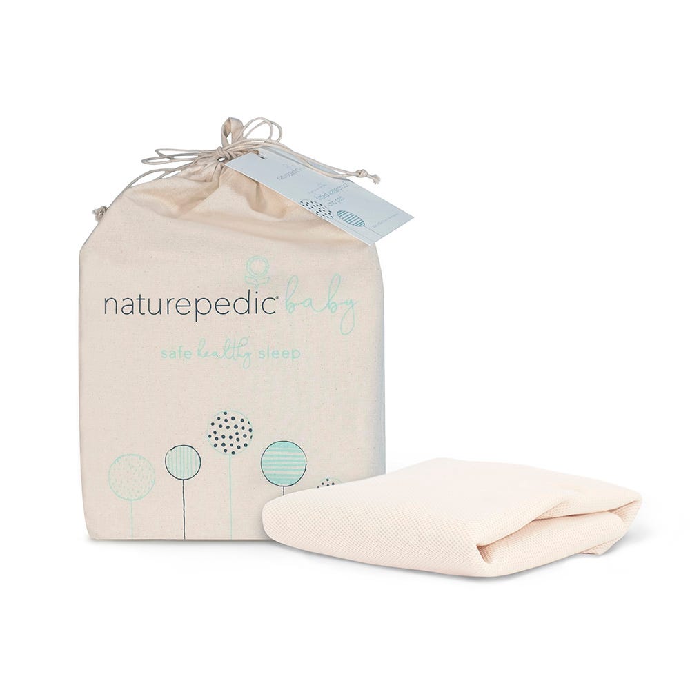 Naturepedic Breathable Crib Mattress Cover ella elliot