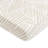 Babyletto Canada - Muslin Mini Crib Sheet - Oat Stripe - ella+elliot