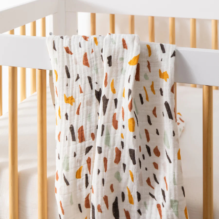 Babyletto Canada - Muslin Swaddle - Terrazzo - ella+elliot