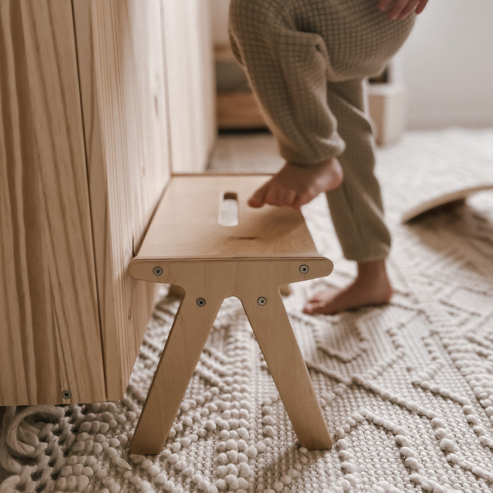 All Circles Canada - Wooden Step Stool - One Step - ella+elliot