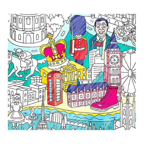 OMY Canada - XXL Colouring Poster - UK - ella+elliot