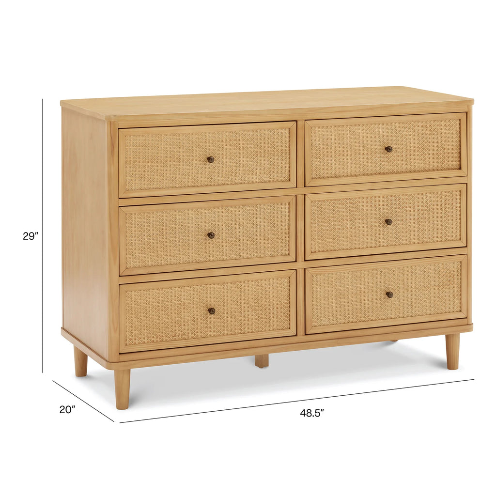 Namesake Canada - Marin with Cane 6 Drawer Dresser - ella+elliot