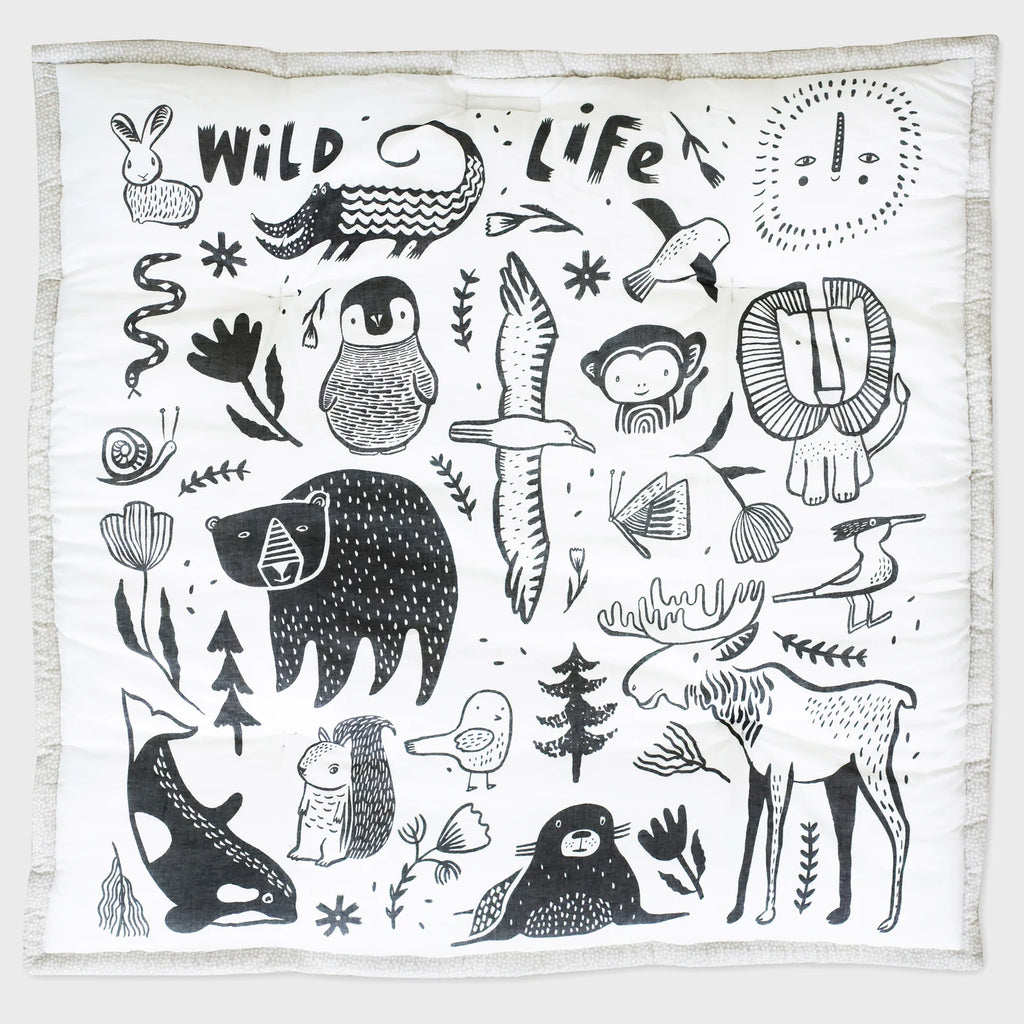 Wee Gallery Canada - Wildlife Reversible Playmat - ella+elliot