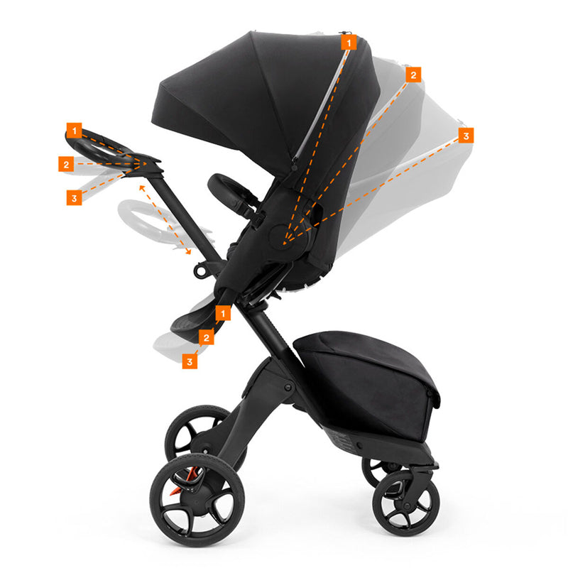 Stokke Canada - Stokke Stroller Xplory X  - Stroller Adjustment - ella+elliot